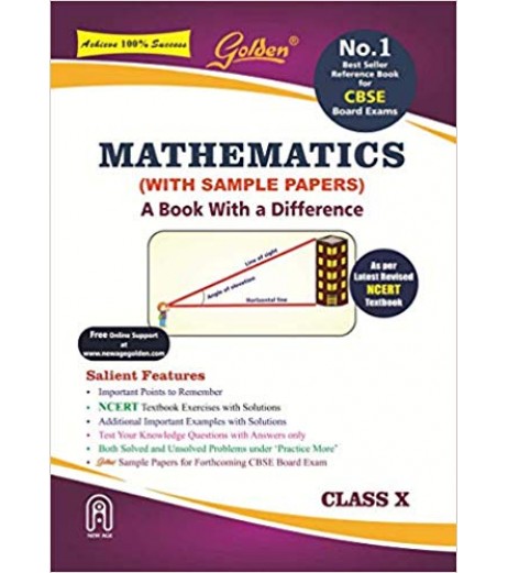 Golden Mathematics: (With Sample Papers) A book with a Difference for Class-10 CBSE Class 10 - SchoolChamp.net
